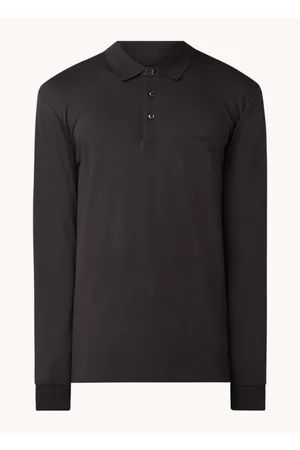 HUGO BOSS Pado regular fit polo met logo en stretch