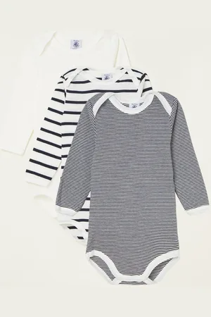 Petit Bateau Romper met print in 3-pack