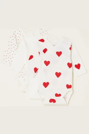 Petit Bateau Rompers met print in 3-pack