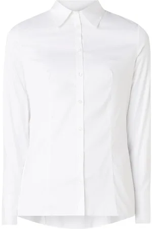 HUGO BOSS The Fitted Shirt blouse met stretch