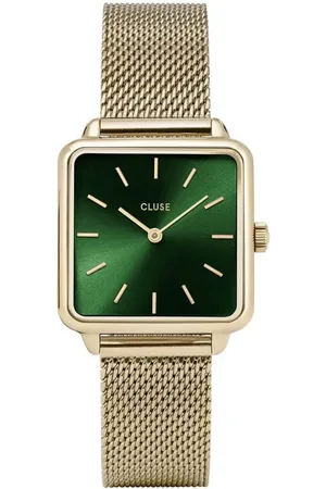 Cluse La Tetragone horloge van roestvrijstaal CW0101207013