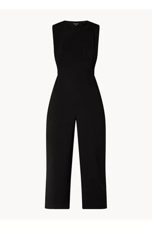 Whistles Josie loose fit mouwloze jumpsuit met strikceintuur
