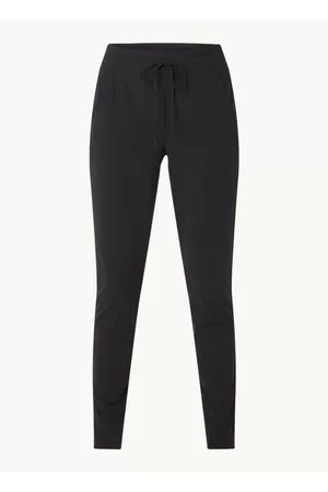 Expresso Xarah high waist slim fit pantalon van travel jersey
