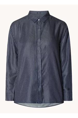 Denham Dames Blouses - Farida blouse van lyocell met streepprint