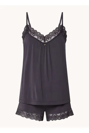 PRETTY YOU Bamboo Lace Cami pyjama set
