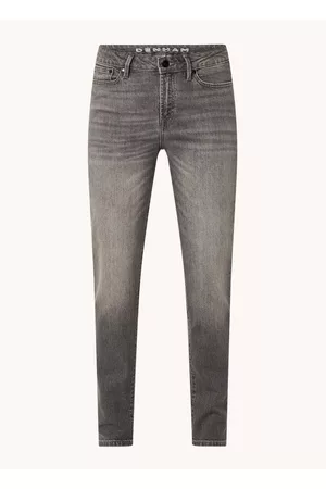 Denham Jolie high waist straight leg jeans met gekleurde wassing
