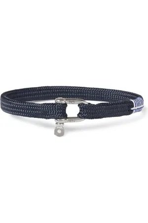 PIG & HEN Herren-Armband *Mad Matt* Navy/Silber Größe L P39-163000-L