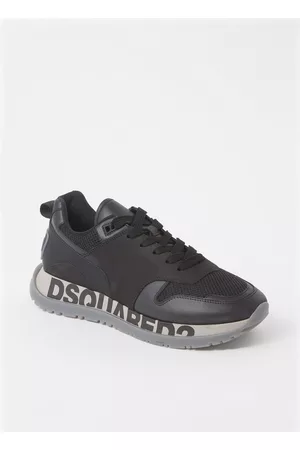 Dsquared2 Heren Lage sneakers - Running sneaker met kalfsleren details