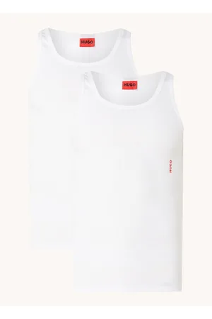 HUGO BOSS Singlet van katoen met logo in 2-pack
