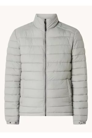 Superdry Heren Donsjassen - Puffer jack met steekzakken en ruitprint