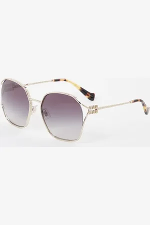 Miu Miu MU 52WS GLD SHN BLU