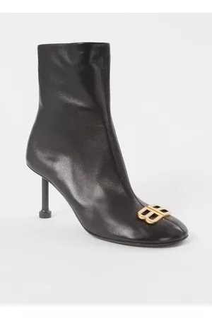 Balenciaga Dames Enkellaarzen - Groupie enkellaarsje van schapenleer