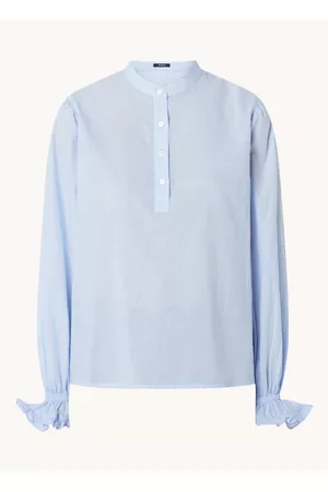 Denham Dames Blouses - Chelsea blouse van katoen met pofmouw
