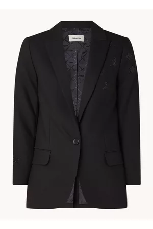 Zadig & Voltaire Viva blazer met klepzakken en strass