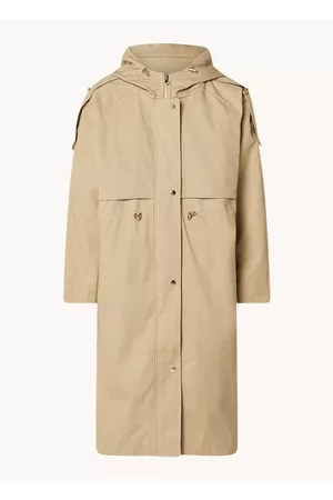 Bash Ted trenchcoat met steekzakken en trekkoord