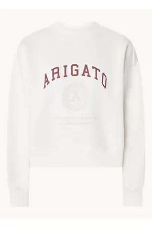 Axel Arigato University sweater van biologisch katoen met logoprint
