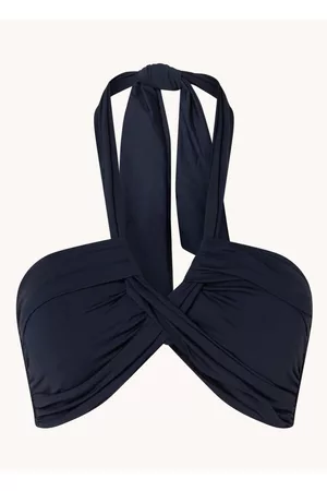 Seafolly Halter voorgevormde bandeau bikinitop