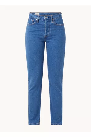 Levi's Dames High waisted - 501 high waist straight leg cropped jeans