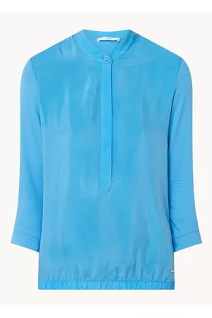 Brax Clarissa blouse met driekwart mouw