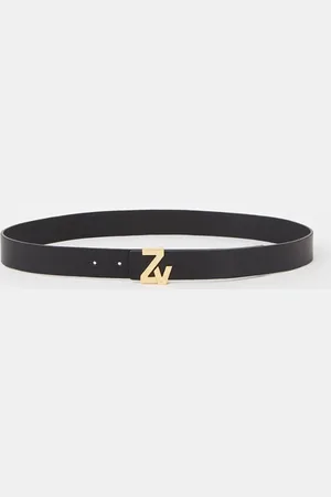 Zadig & Voltaire ZV Initiale riem van leer