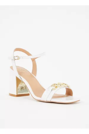 Dune Dames Outdoor Sandalen - Manual sandalette van leer met crocostructuur