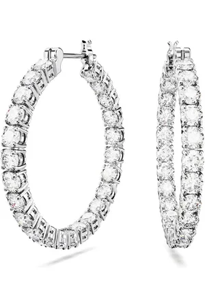 Swarovski MATRIX PE HOOP M WHI/RHS