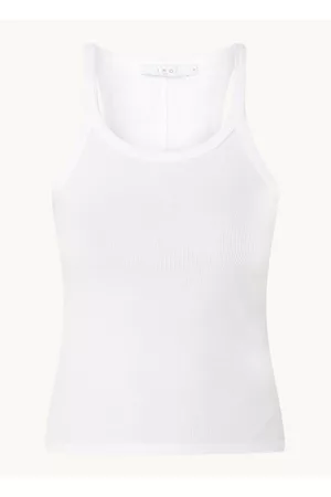 IRO Palisso tanktop met ribstructuur en ronde hals