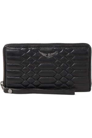 Zadig & Voltaire Compagnon Matelasse portemonnee van leer