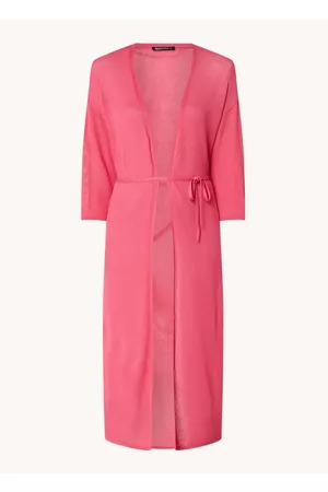 Expresso Dames Cardigans - Long thin knitted cardigan wit