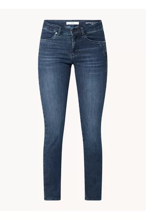 Brax Dames Stretchbroeken - Ana mid waist skinny jeans met stretch