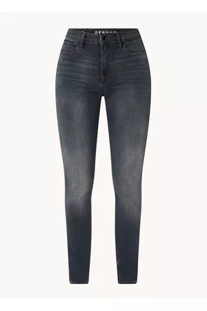 Denham Dames High waisted - Needle high waist skinny jeans met gekleurde wassing