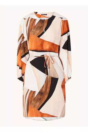 Expresso Dames Geprinte jurken - Dress overknee printed with ba
