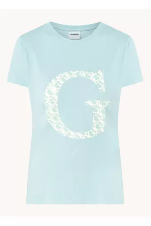 Guess Dames Geprinte Overhemden - Alethea T-shirt met logoprint