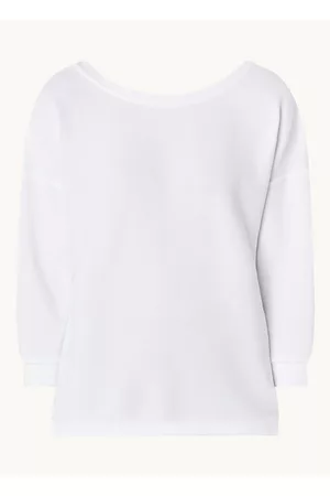 Expresso Dames Gebreide Tops - Ribbed FB-jersey top with draw