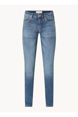 Cinque Dames Skinny - Cisun mid waist skinny fit jeans in gekleurde wassing