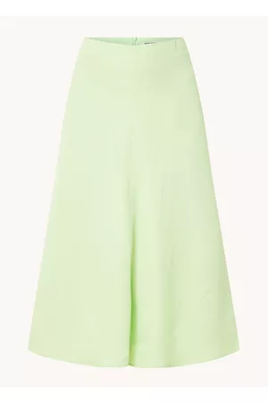 Drykorn Dames Midi rokken - Bente midirok met plooidetail