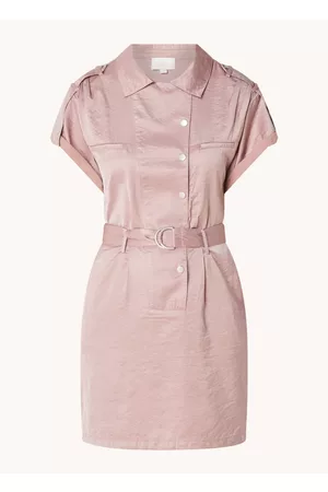 Aaiko Dames Jurken - Nienke Vis mini blousejurk met ceintuur
