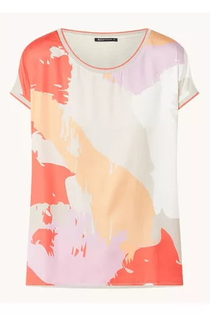 Expresso Dames Geprinte Overhemden - Multi color panel print t-shir