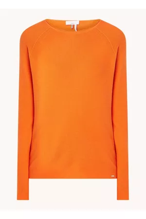 Cinque Dames Pullovers - Ciella fijngebreide pullover met ronde hals