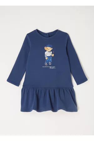 Ralph Lauren Kinderen Geprinte jurken - Bear trui-jurk met logoprint