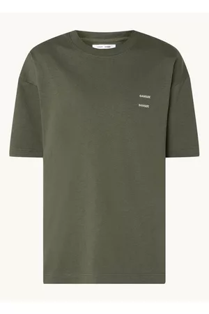 Samsøe Samsøe Heren Poloshirts - Joel T-shirt met logoprint