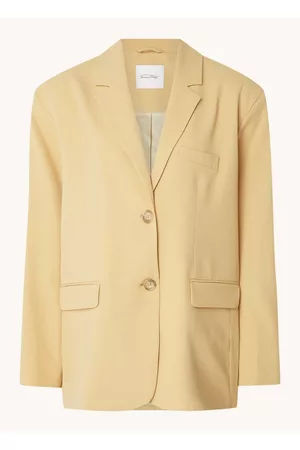 American Vintage Dames Blazers - Blazer met schoudervulling en klepzakken