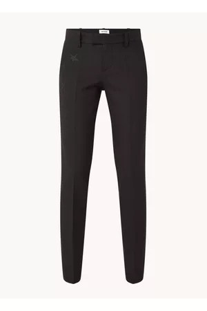 Zadig & Voltaire Mid waist tapered fit pantalon met strass
