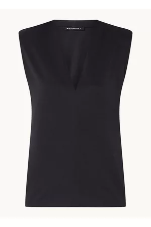 Expresso Dames Tops - Jersey sleeveless top with sho