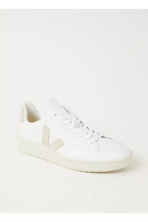 Veja V-12 sneaker van leer met suède details