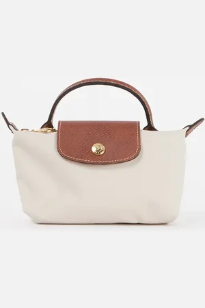 Longchamp Le Pliage handtas met leren details