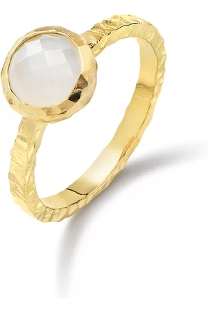 Casa Jewelry Amalfi Maansteen ring verguld