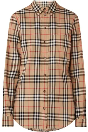 Burberry Dames Tunieken - Heritage blouse met ruitdessin