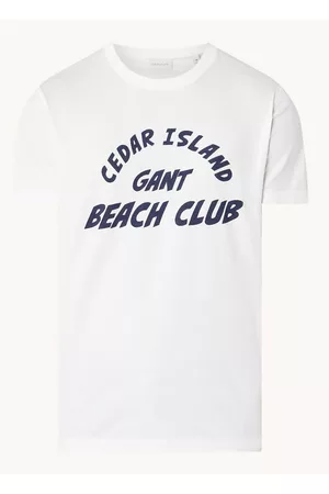 GANT Heren Poloshirts - Cedar T-shirt met logoprint