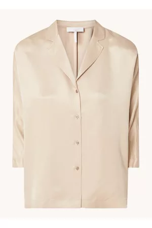 Cinque Dames Tunieken - Cipasta blouse in lyocellblend met glanzende finish